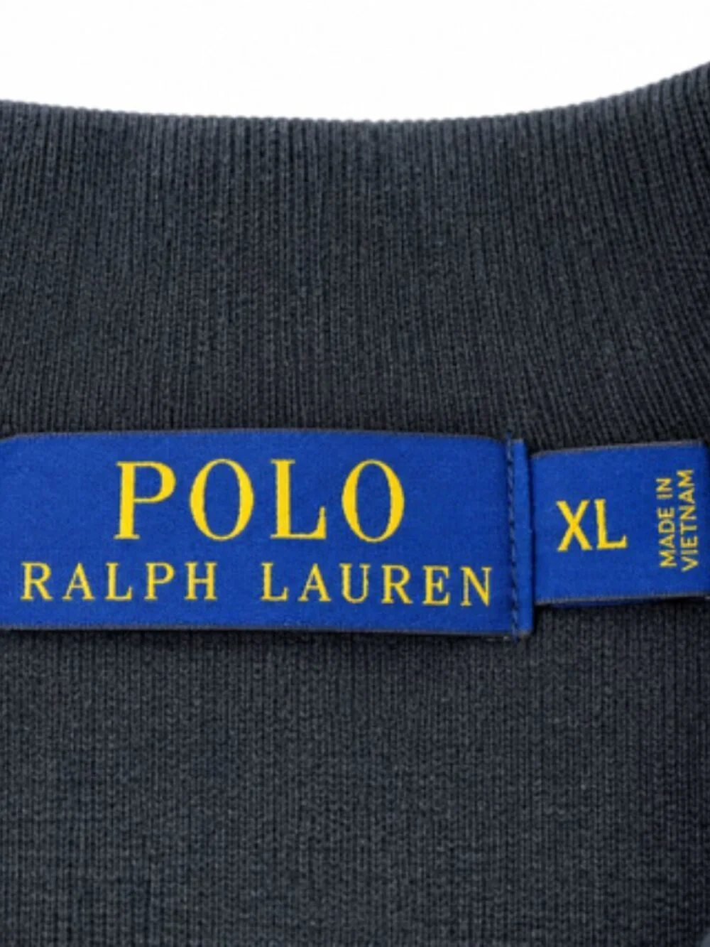 Polo Ralph Lauren Estate Rib Quarter Zip Sweater Men’s XL Black 100% Cotton
